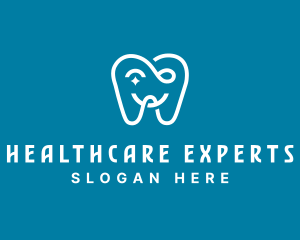 Tooth Dental Orthodontist logo design