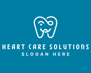 Tooth Dental Orthodontist logo design