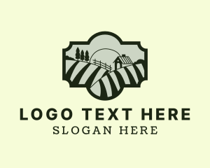 Landscaper - House Farming Field logo design