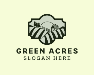 House Farming Field  logo design