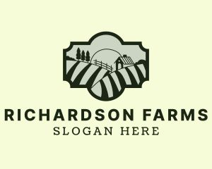 House Farming Field  logo design