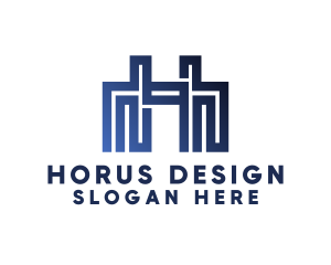 Modern Construction Building logo design