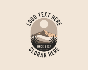 Trekking - Outdoor Adventure Desert logo design