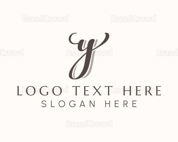 Elegant Stylist Script Logo