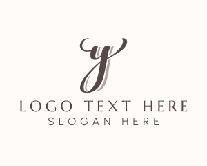 Elegant Stylist Script Logo