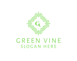 Organic Vines Natural Agriculture logo design