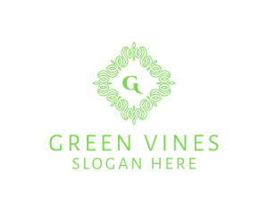 Organic Vines Natural Agriculture logo design