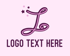Hollywood - Star Letter L logo design