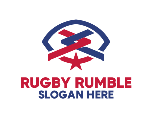 Rugby - US American Football logo design