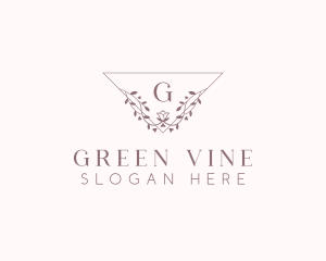 Vine - Styling Floral Vine logo design