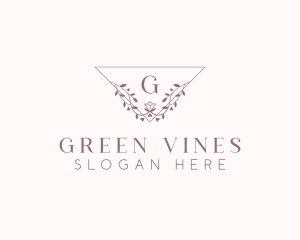 Styling Floral Vine  logo design