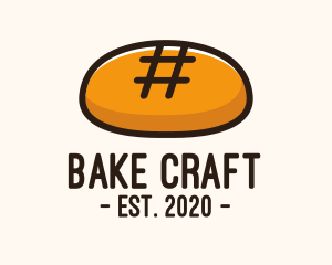 Hashtag Bakery Bread logo design