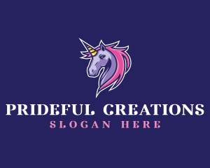 Pride - Gaming Mythical Creature logo design