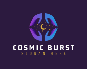 Sparkle Cosmic Gradient logo design