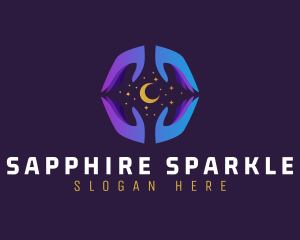 Sparkle Cosmic Gradient logo design