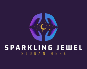 Sparkle Cosmic Gradient logo design