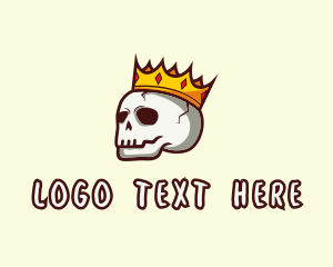 Graffiti - Royal Graffiti Skull logo design