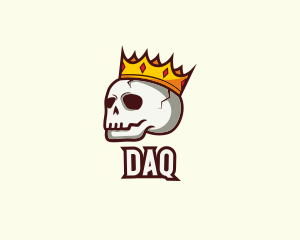 Art - Royal Graffiti Skull logo design