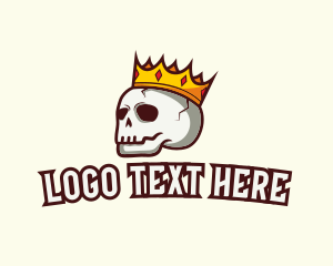 Royal Graffiti Skull Logo