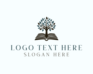 Library - Book Tree Publishing logo design