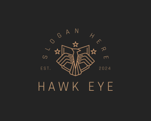 Hawk - Eagle Hawk Shield logo design