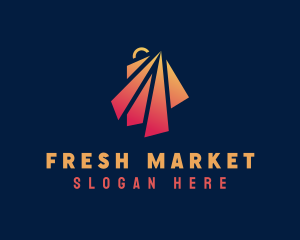 Market - Market Shopping Bag logo design