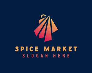 Market Shopping Bag logo design