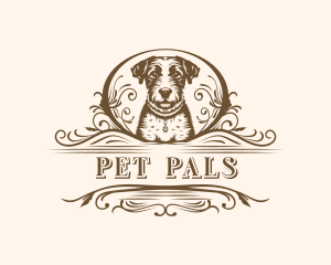 Dog Pet Grooming logo design