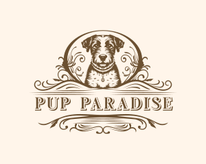 Dog Pet Grooming logo design