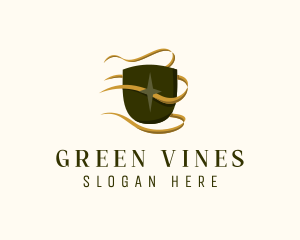 Vines - Star Shield Vines logo design