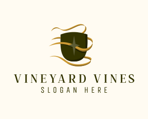 Star Shield Vines logo design