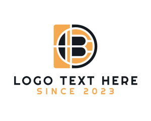 Bitcoin - Financial Bank Letter B logo design