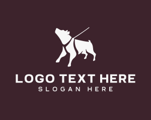 Pet Dog Walking logo design