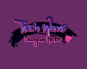 Techno - Techno Punk Party logo design