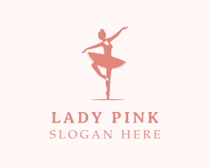 Pink Ballerina Tutu logo design