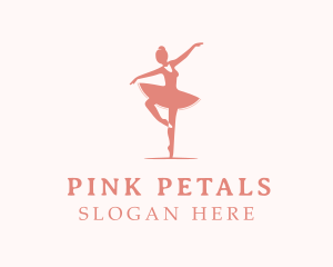 Pink Ballerina Tutu logo design