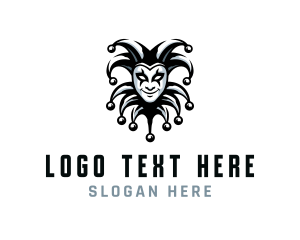 Drama - Carnival Joker Jester logo design