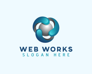 Web - Vortex Sphere Technology logo design