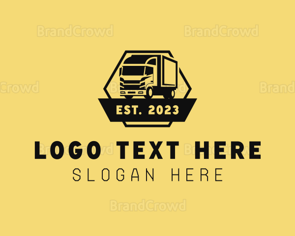 Shipping Truck Delivery Logo