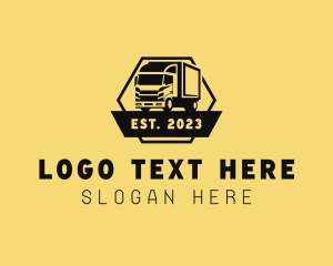 Delivery - Shipping Truck Delivery logo design