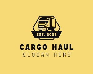 Shipping Truck Delivery logo design