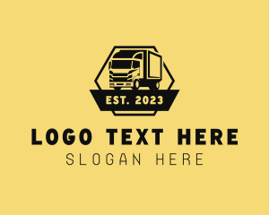 Transportation - Shipping Truck Delivery logo design