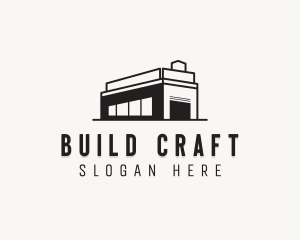 Stockroom Factory Building logo design