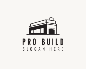 Stockroom Factory Building logo design