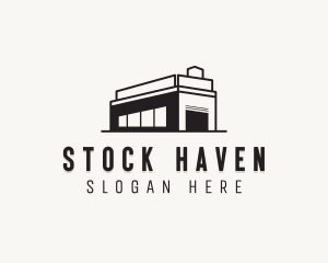 Stockroom - Stockroom Factory Building logo design