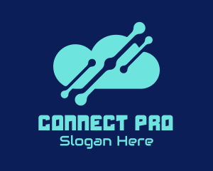Blue Cloud Network  logo design