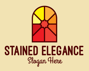 Stained Glass Religious logo design