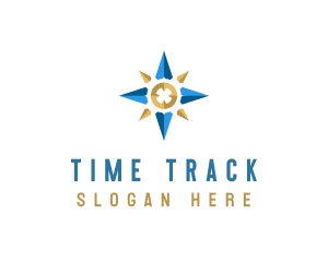 Location Tracking Compass logo design