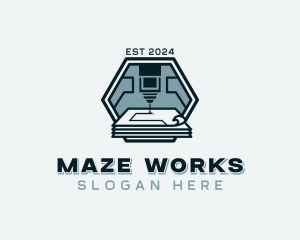 Laser Milling Automation logo design