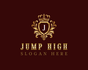 High End Ornament Shield logo design